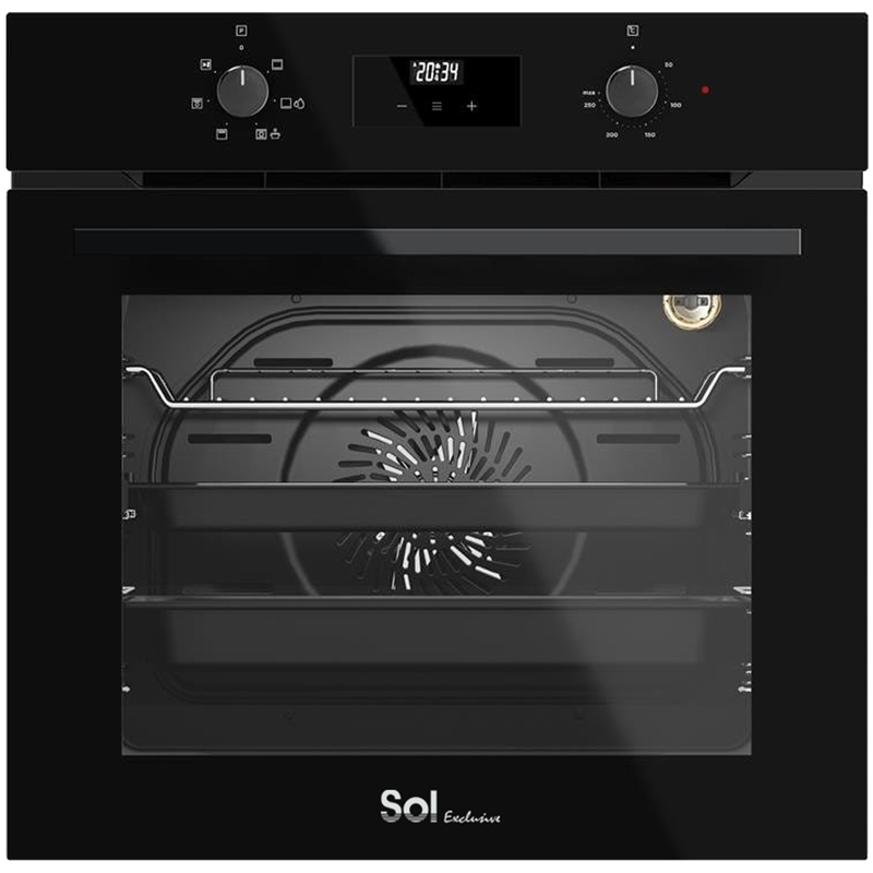 ho-905tb-total-black - תנור בילד אין 60 ס"מ דיגיטלי