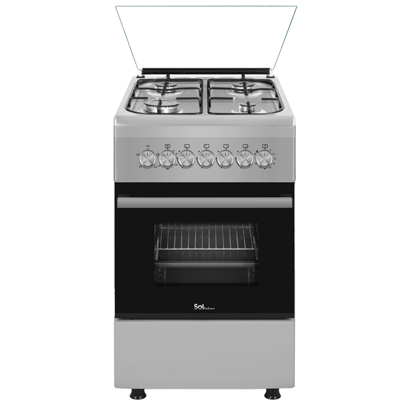 SLX56SF - תנור משולב כיריים גז 50 ס״מ נירוסטה