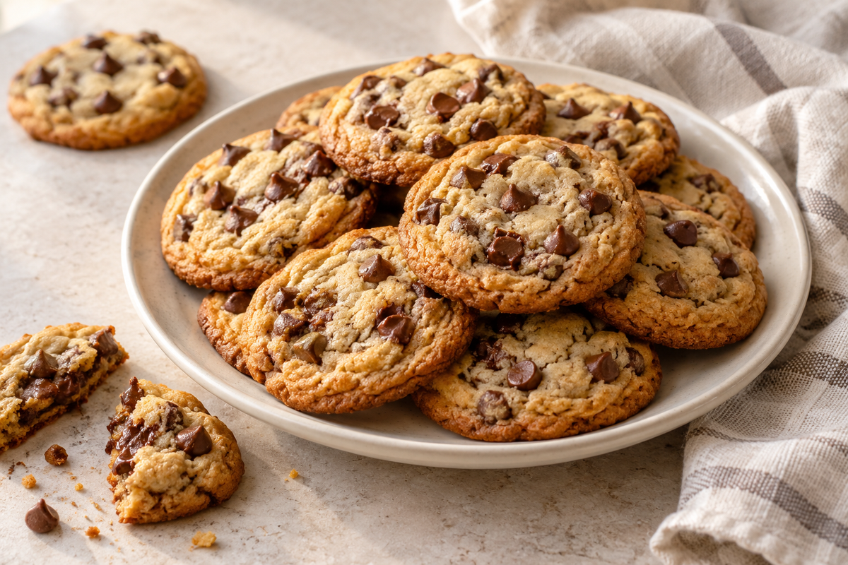 עוגיות שוקולד צ׳יפס וחמאה — תמונת המחשה של המנה