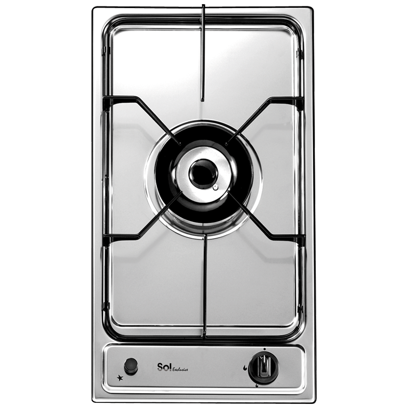 fv3x-133 - כיריים דומינו נירוסטה בעלת מבער טורבו