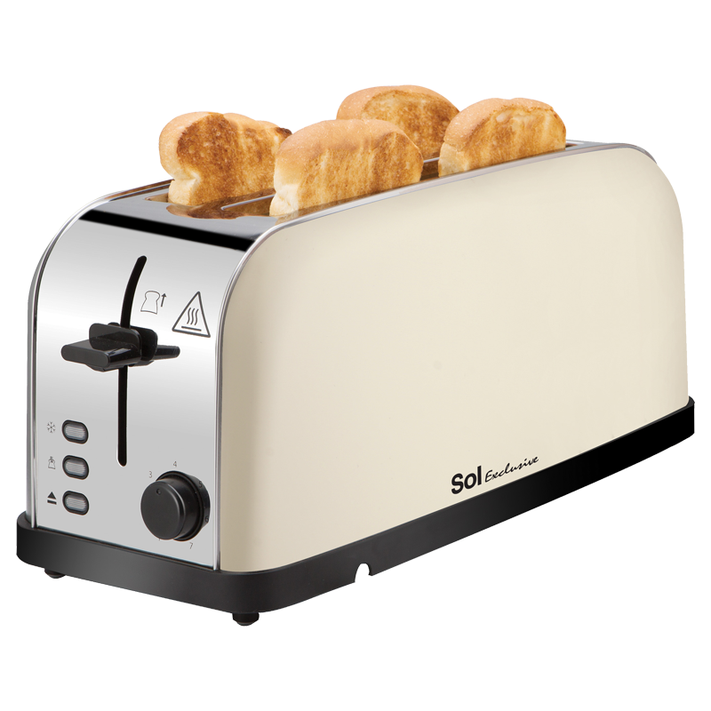 sl-2417-cream - טוסטר קופץ 4 פרוסות