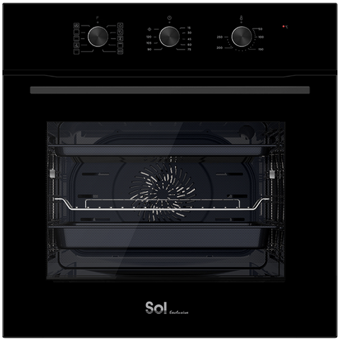 תנור בילד אין 60 ס״מ מכני SOL HO-9901B
