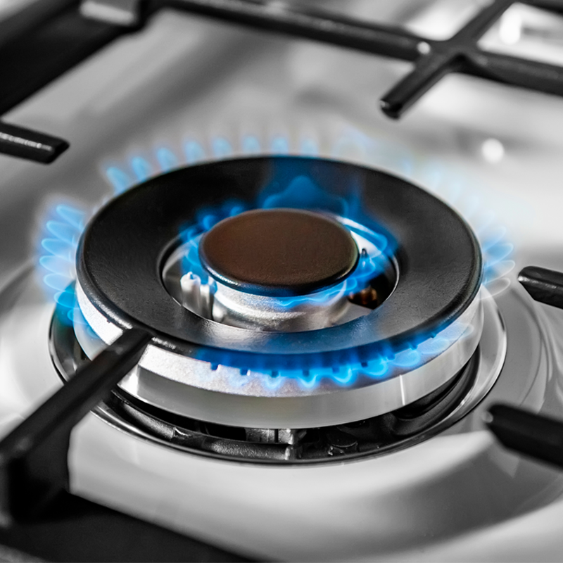 fv3x-133 - כיריים דומינו נירוסטה בעלת מבער טורבו