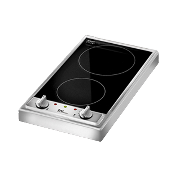 כיריים דומינו קרמיות SOL FS3V-083