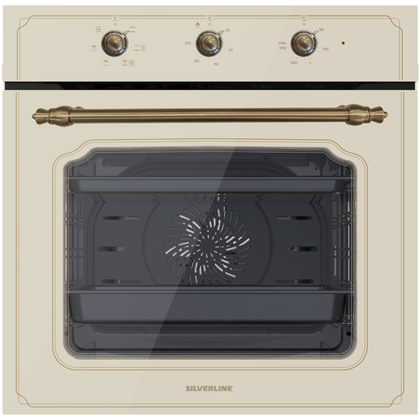 תנור בילד אין 60 ס״מ כפרי Silverline SR-884C