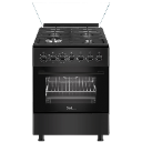 SLB66-MFT - תנור משולב כיריים גז 60 ס״מ שחור מט