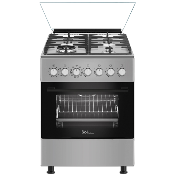 SLX66-MFT- תנור משולב כיריים גז 60 ס״מ נירוסטה