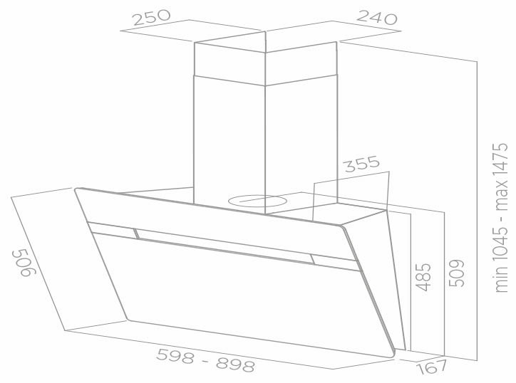 THUNDER-WH-A-90-LX -  THUNDER קולט אדים